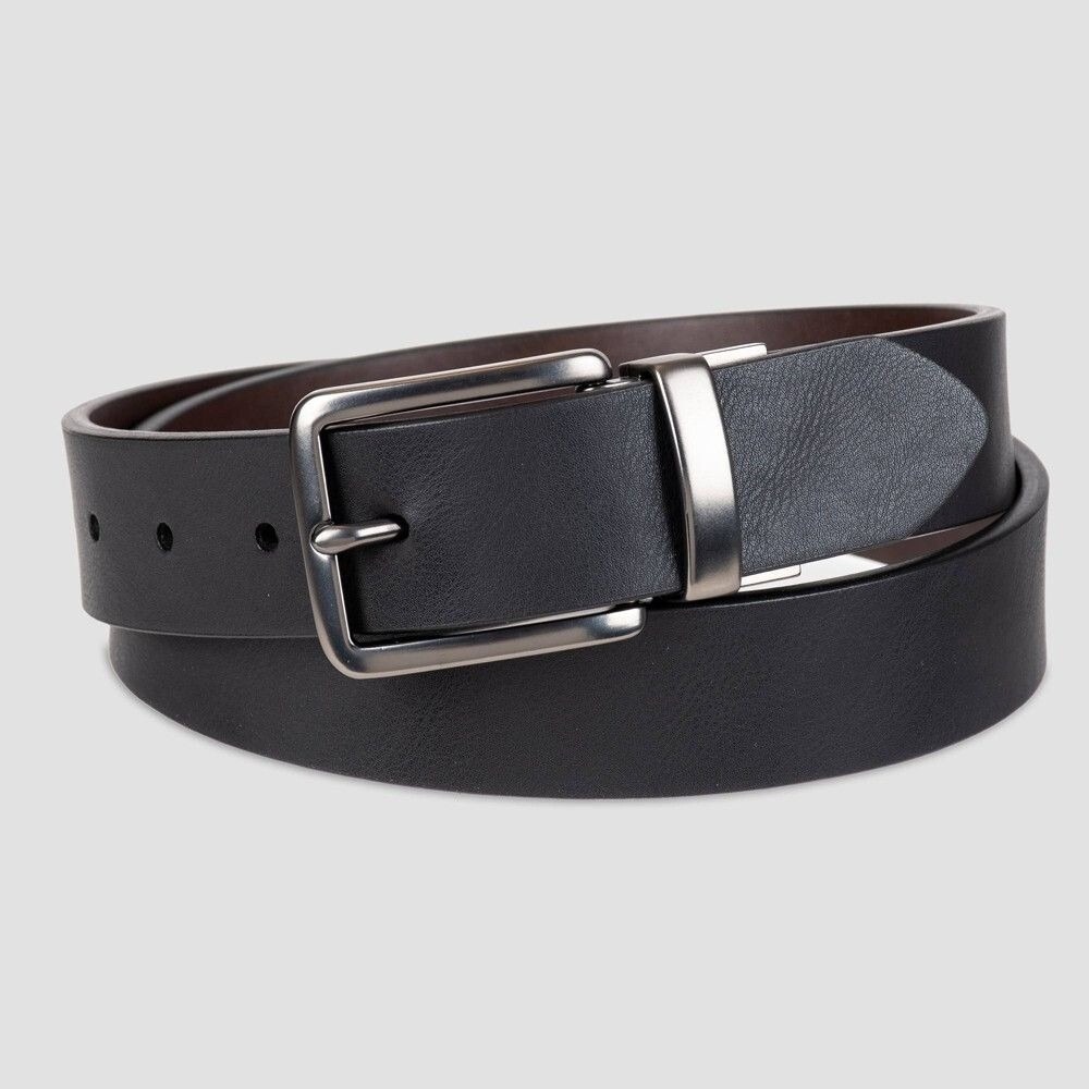 Men's Stretch Belt - Goodfellow & Co™ Black/Brown XL‎